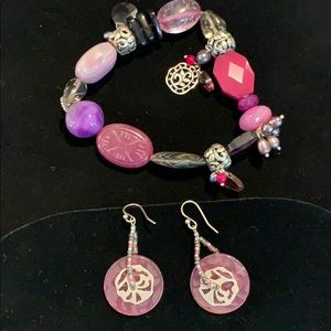 Silpada bracelet and earring set.  B2320 and W2238